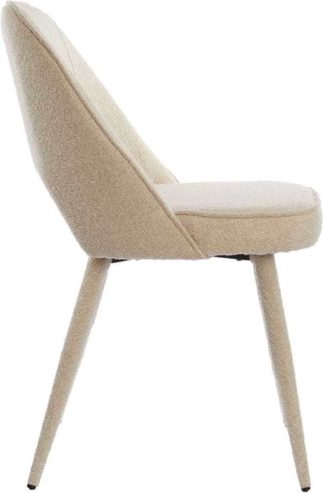 Eetkamerstoel Djeslin - Beige Light & Living Eetkamerstoel 6786961