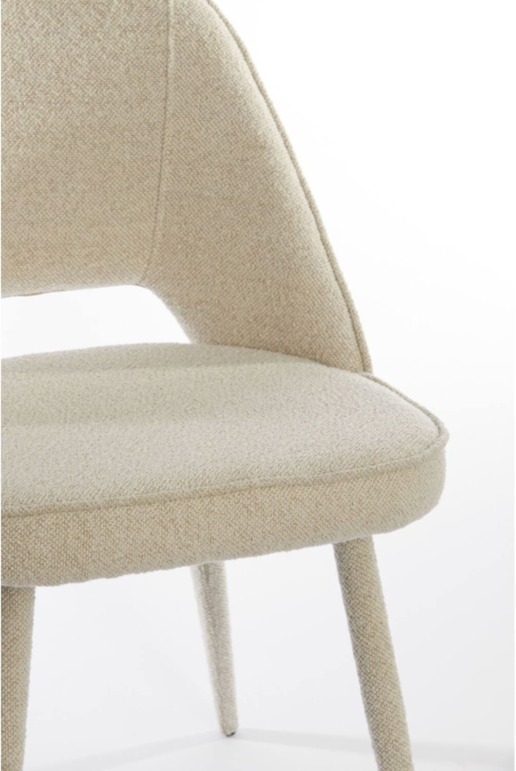 Eetkamerstoel Djeslin - Beige Light & Living Eetkamerstoel 6786961