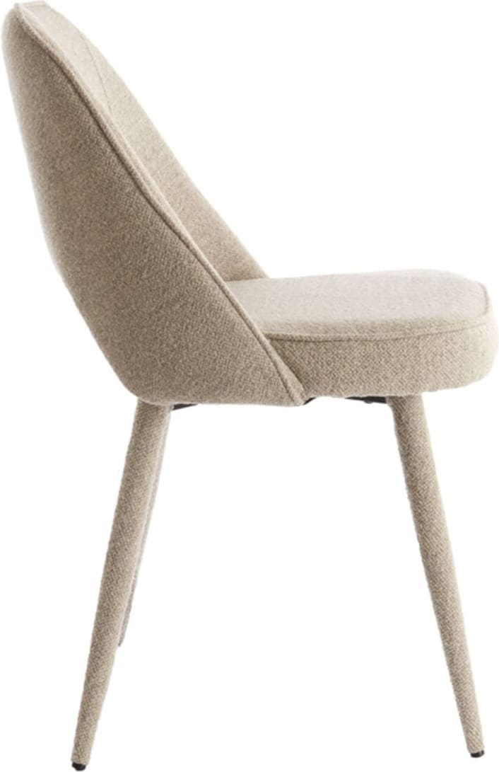 Eetkamerstoel Djeslin - Licht Grijs Light & Living Eetkamerstoel 6786925