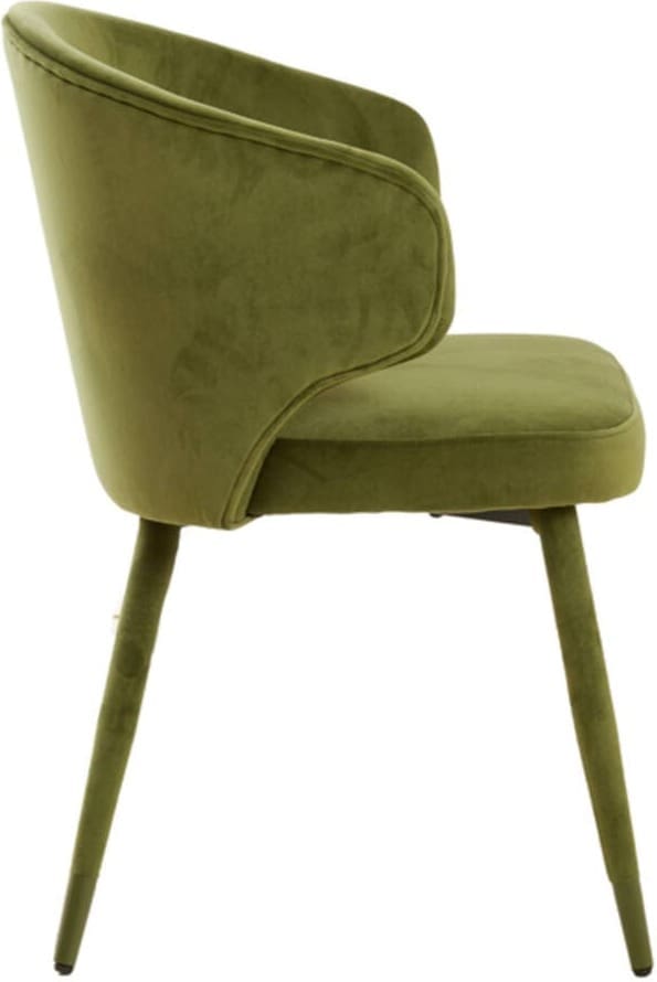 Eetkamerstoel Kosaka - Olijf Groen Light & Living Eetkamerstoel 6874669