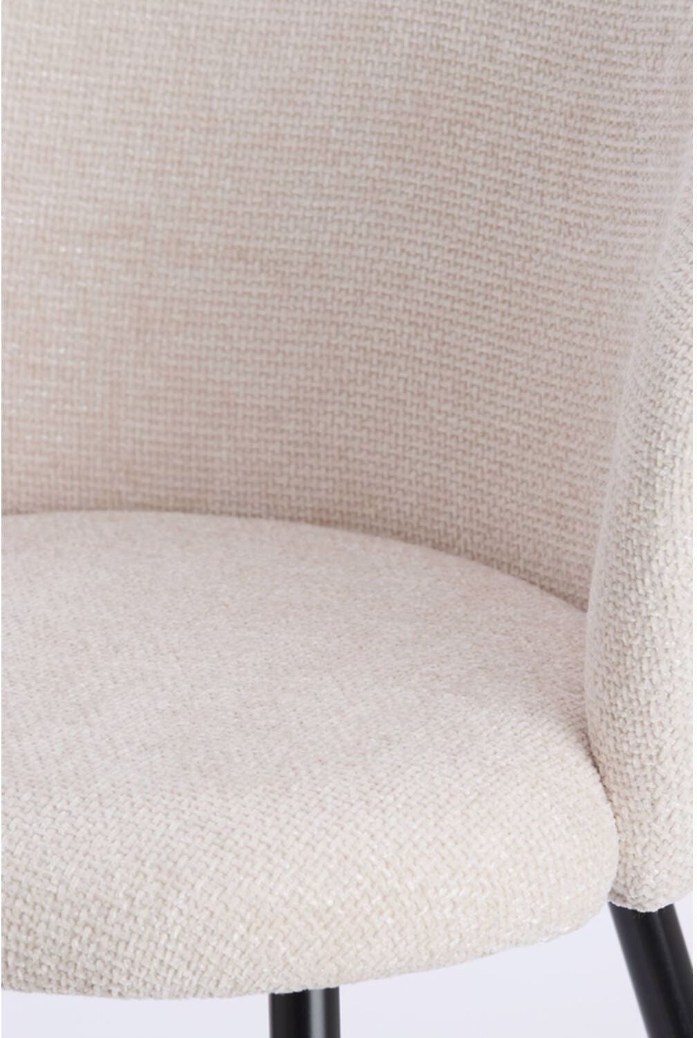 Eetkamerstoel Radaja - Crème+zwart Light & Living Eetkamerstoel 5500843
