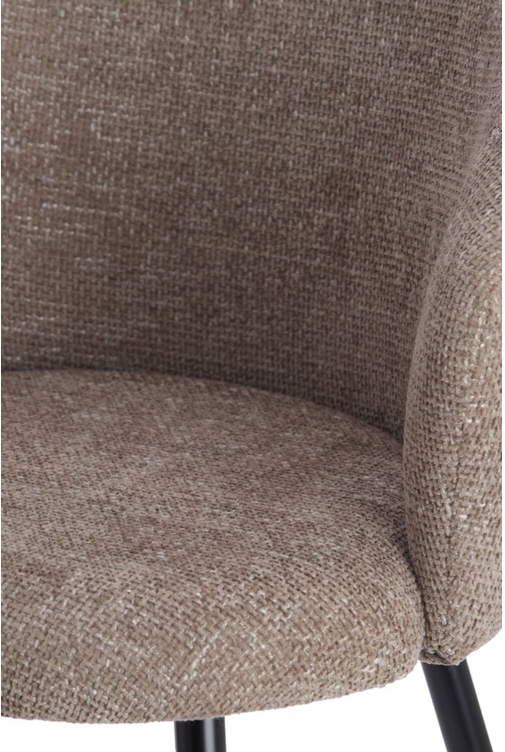 Eetkamerstoel Radaja - Taupe+zwart Light & Living Eetkamerstoel 5500827