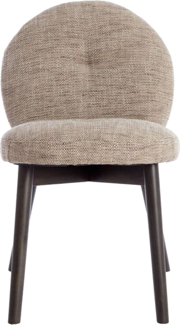 Eetkamerstoel Sinosa - Bruin-crème+hout Dnkr Bruin Light & Living Eetkamerstoel 6795983