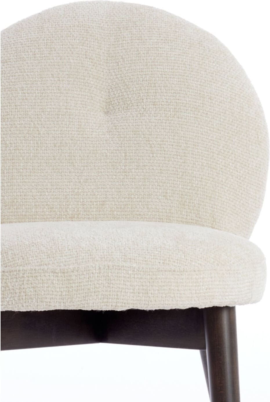 Eetkamerstoel Sinosa - Crème+hout Donker Bruin Light & Living Eetkamerstoel 6795943