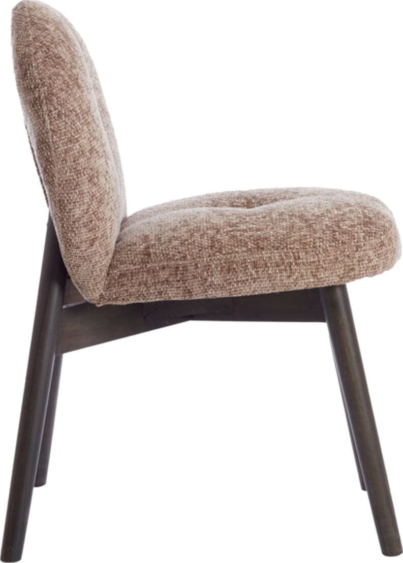 Eetkamerstoel Sinosa - Licht Bruin+hout Dnkr Bruin Light & Living Eetkamerstoel 6795982