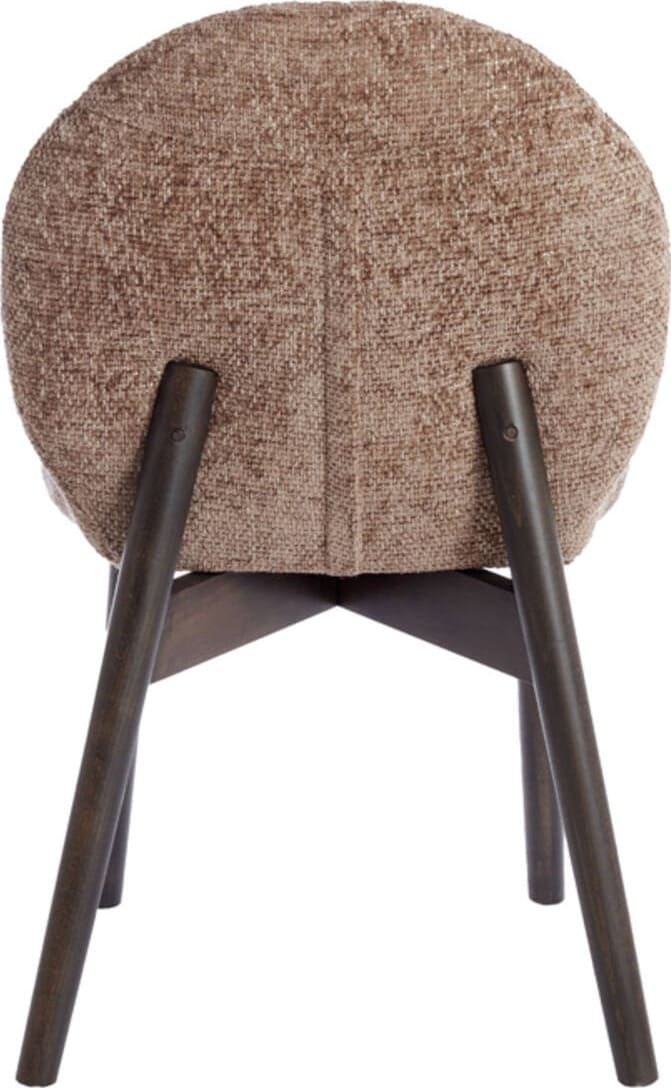 Eetkamerstoel Sinosa - Licht Bruin+hout Dnkr Bruin Light & Living Eetkamerstoel 6795982