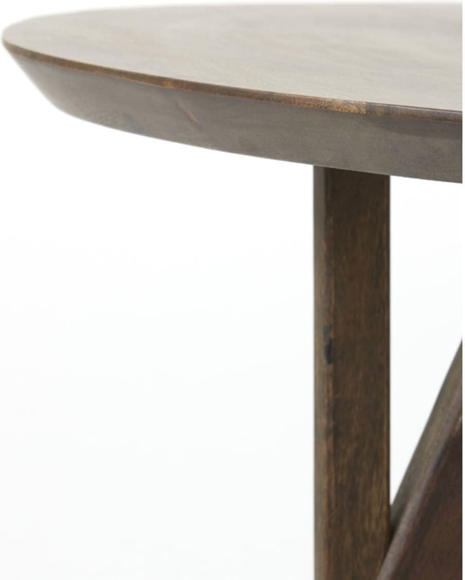Eettafel Quenza - Acacia Hout Donker Bruin Light & Living Eettafel 6774784