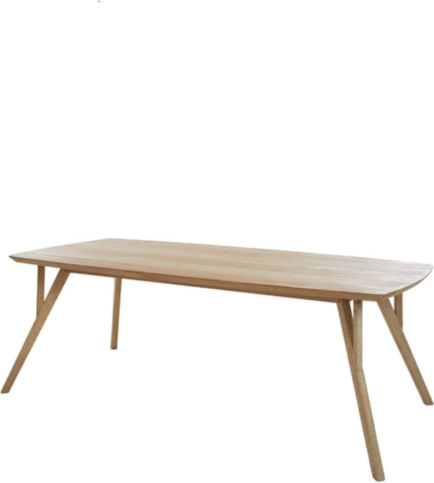Eettafel Quenza - Mango Hout Naturel Light & Living Eettafel 6761583