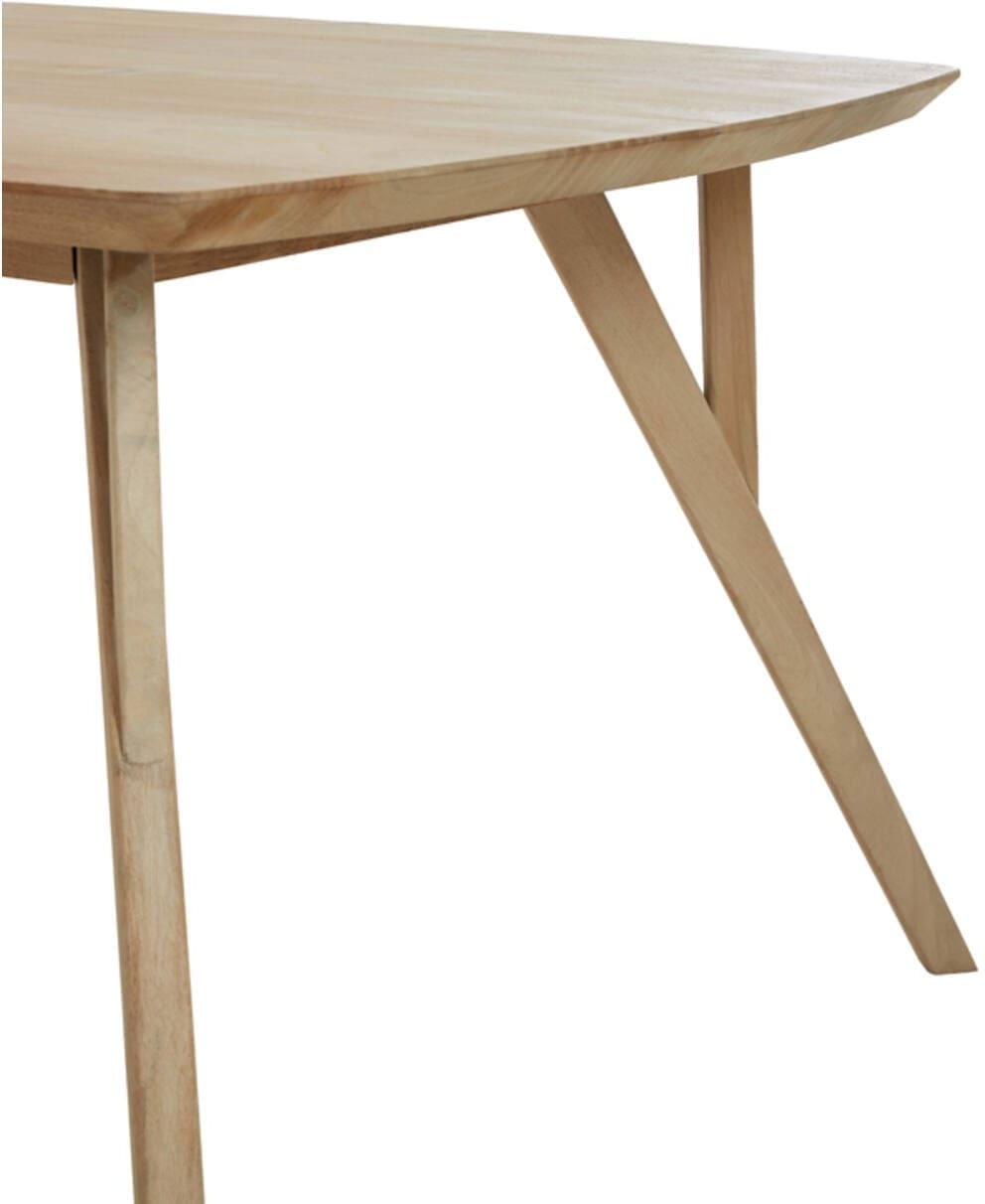 Eettafel Quenza - Mango Hout Naturel Light & Living Eettafel 6761583