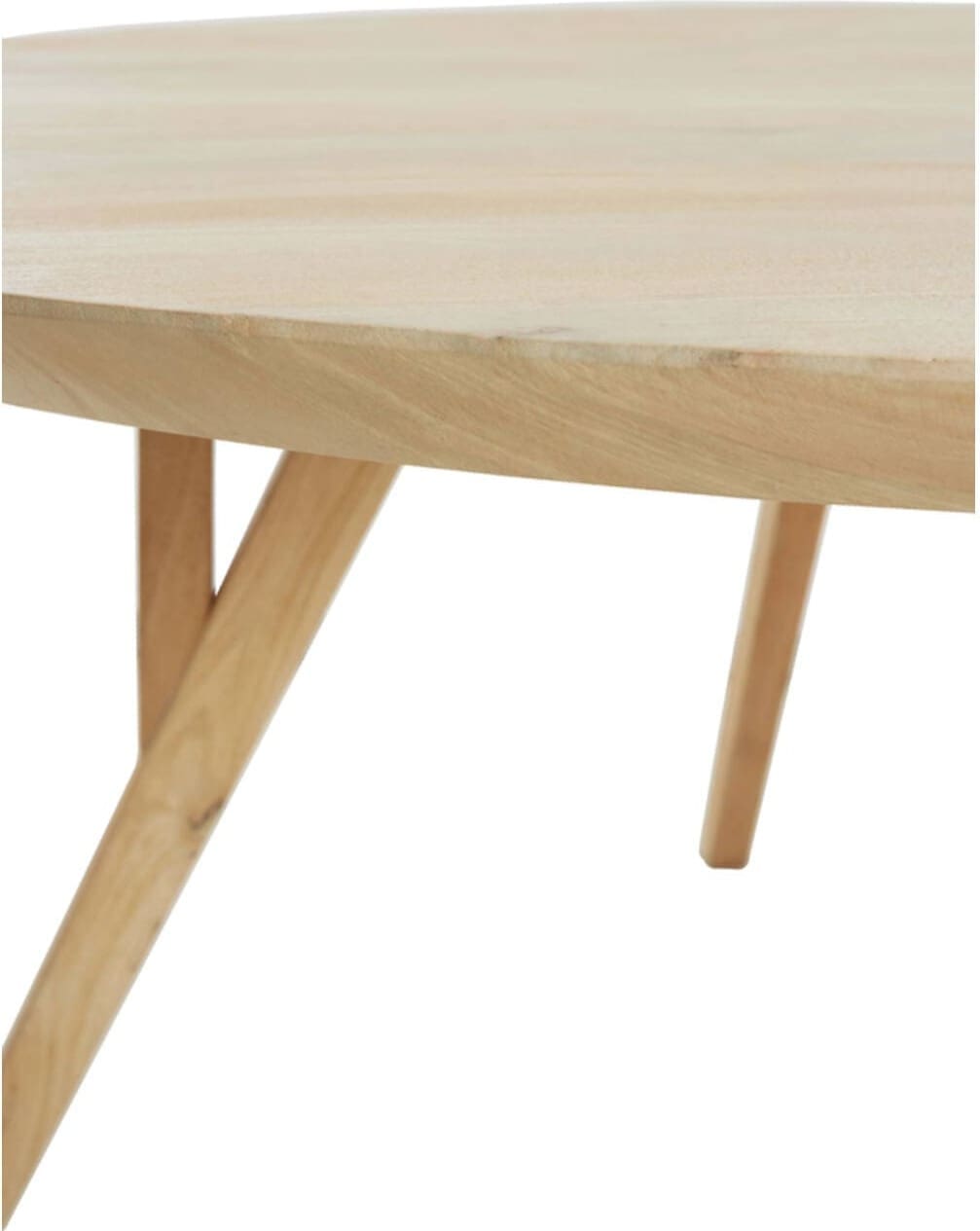 Eettafel Quenza - Mango Hout Naturel Light & Living Eettafel 6774783