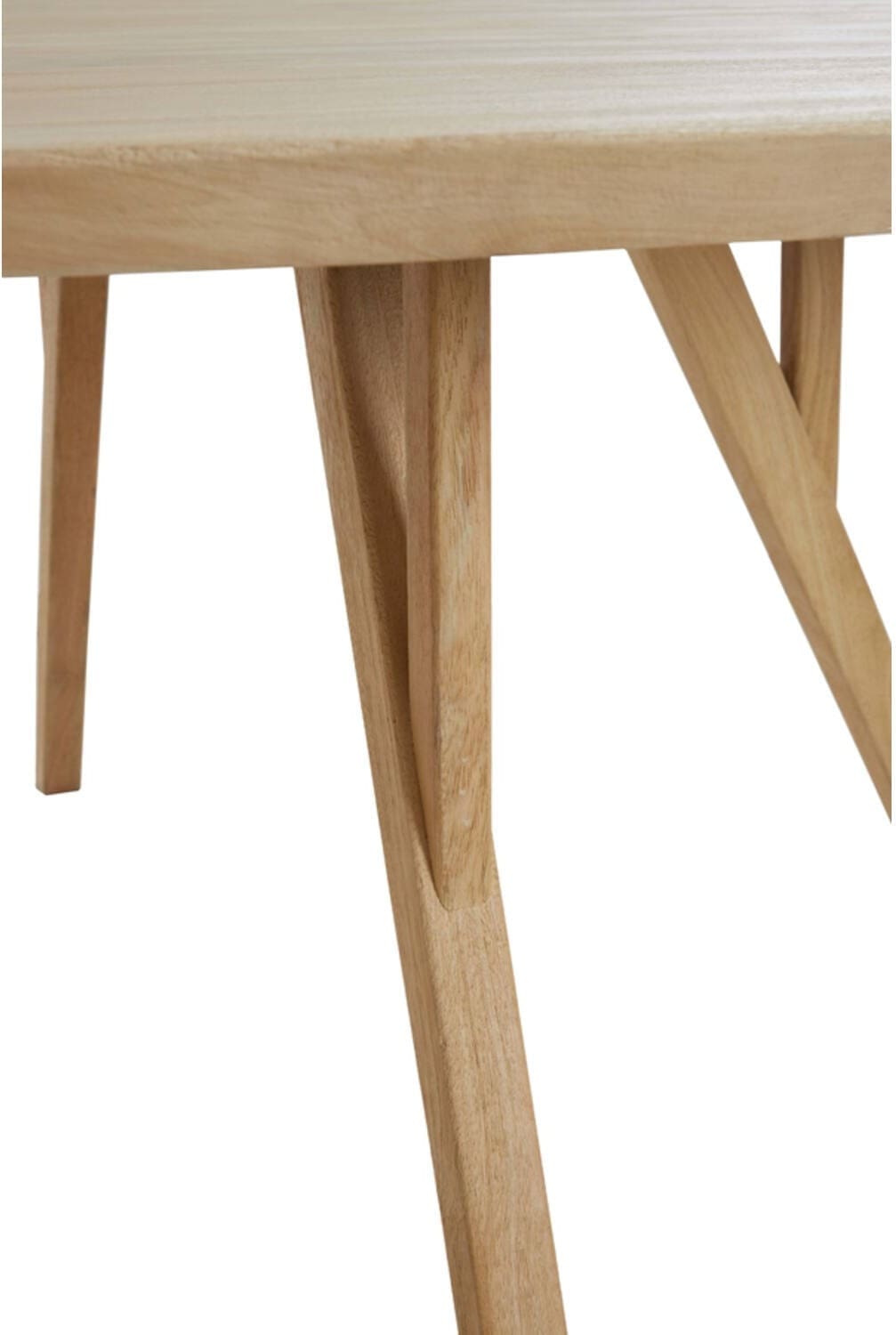 Eettafel Quenza - Mango Hout Naturel Light & Living Eettafel 6774783