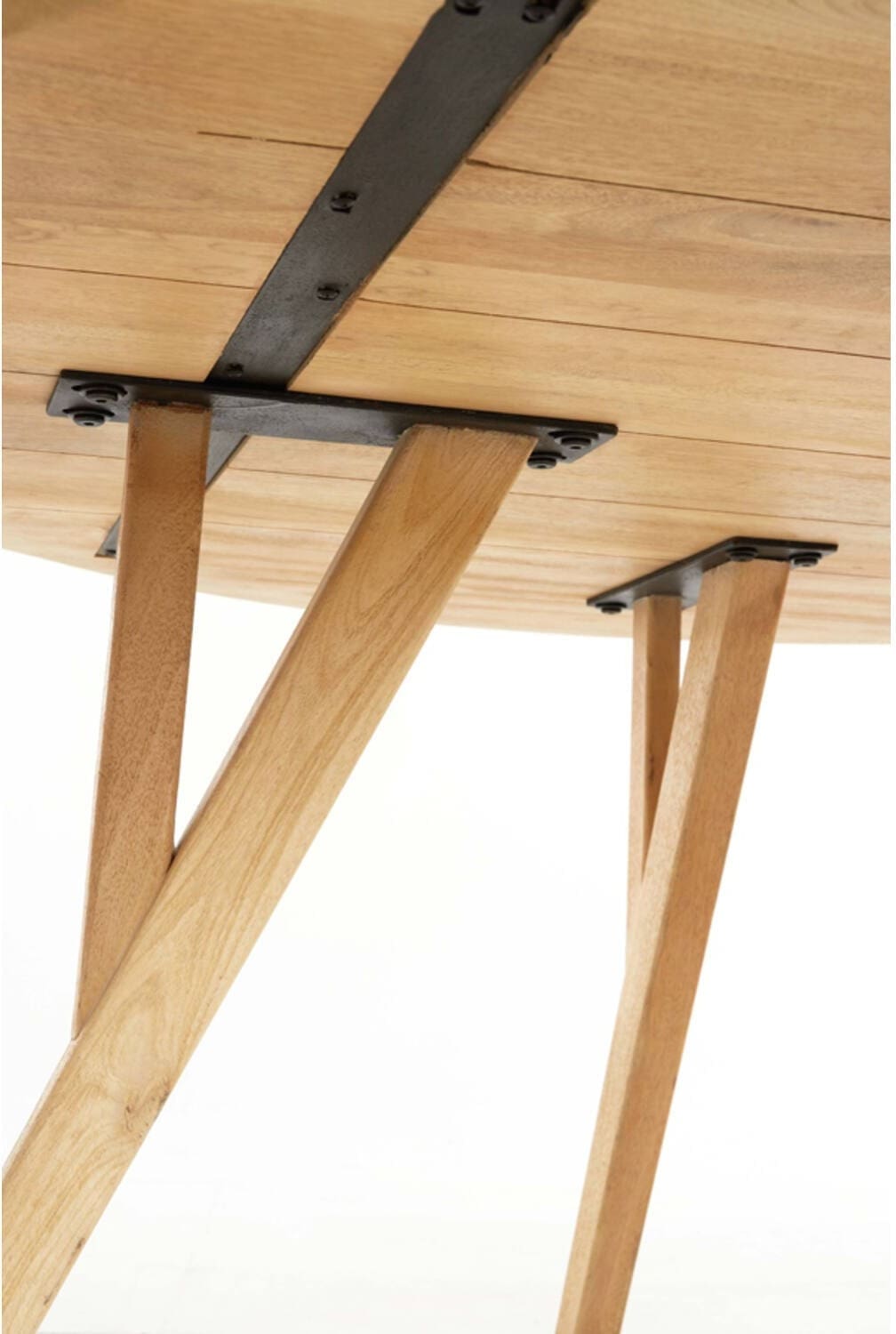 Eettafel Quenza - Mango Hout Naturel Light & Living Eettafel 6774783