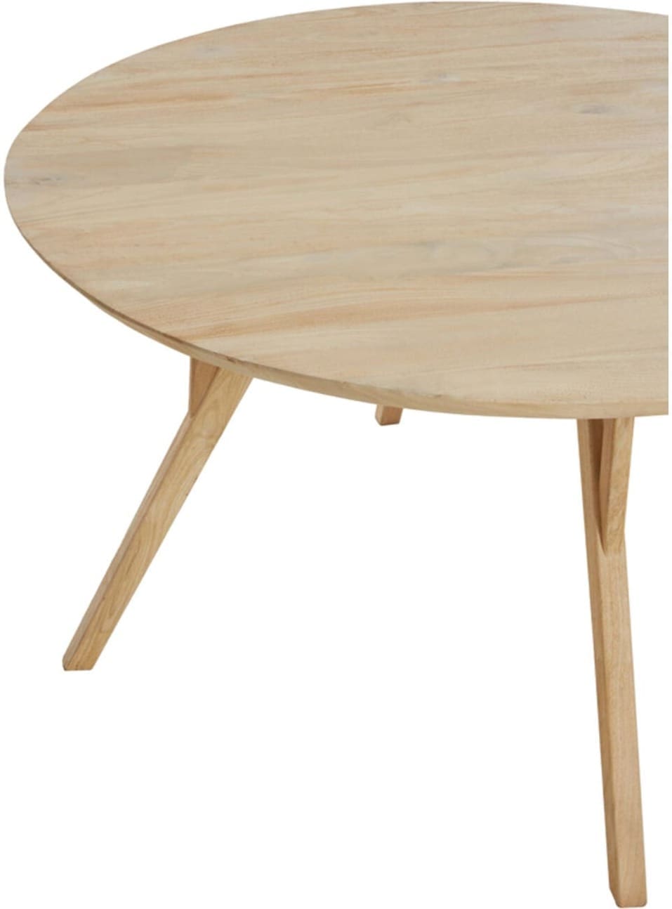 Eettafel Quenza - Mango Hout Naturel Light & Living Eettafel 6774783