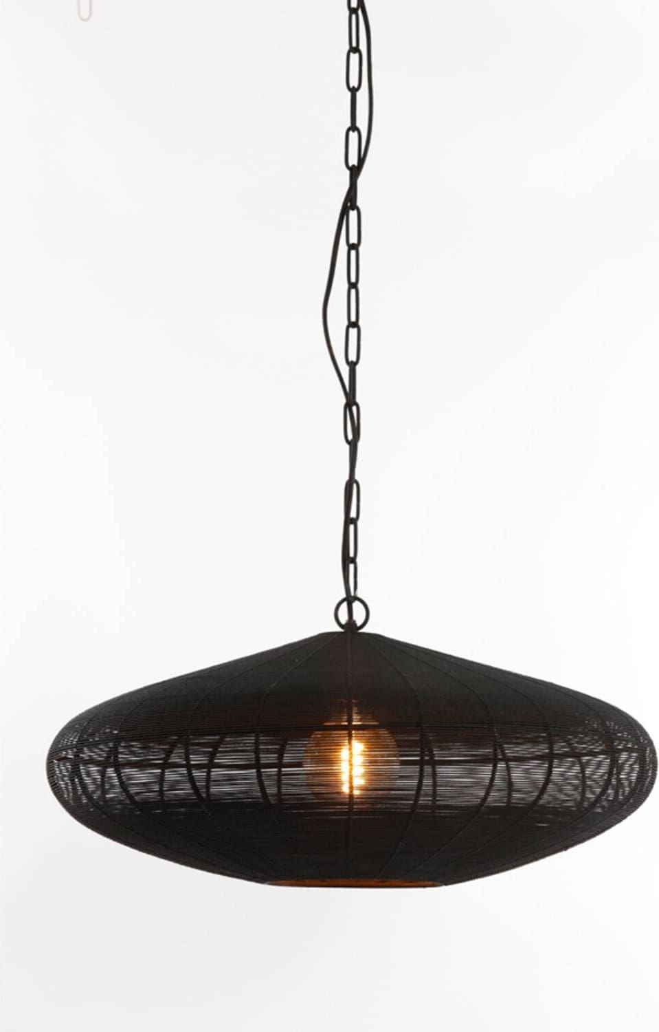 Hanglamp Bahoto - Mat Zwart Light & Living Hanglamp 2978112