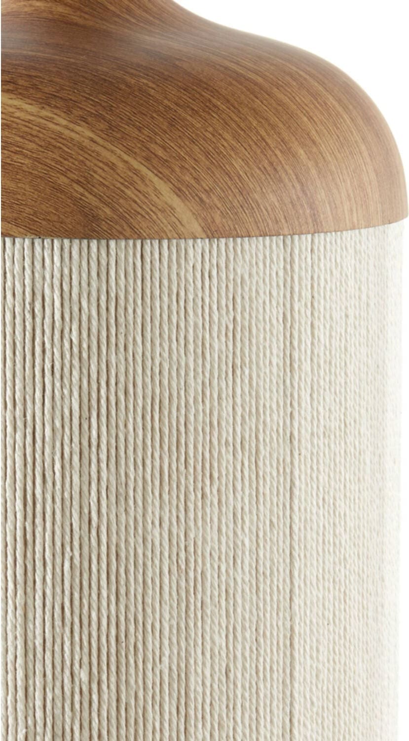 Hanglamp Dania - Hout Print Naturel+touw Crème Light & Living Hanglamp 2980443