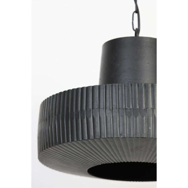 Hanglamp Demsey - Mat Zwart Light & Living Hanglamp 2948558