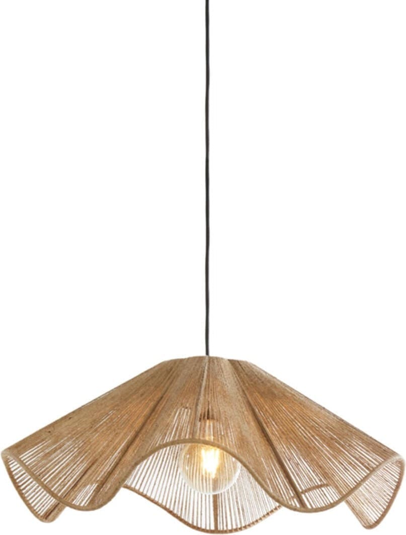 Hanglamp Fodara - Jute Naturel Light & Living Hanglamp 2976584