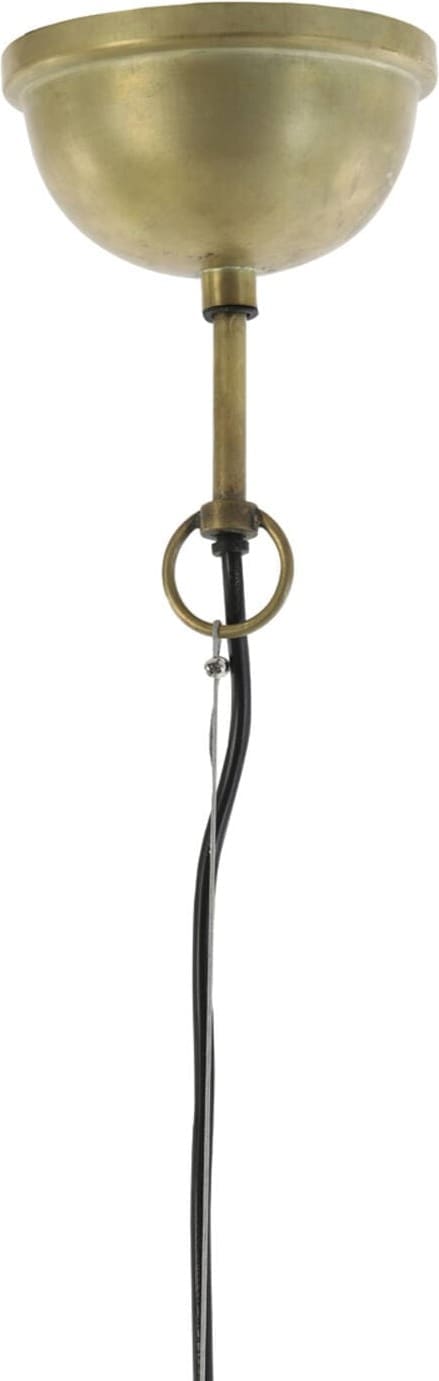 Hanglamp Gularo - Hout Bruin+brons Light & Living Hanglamp 2950564