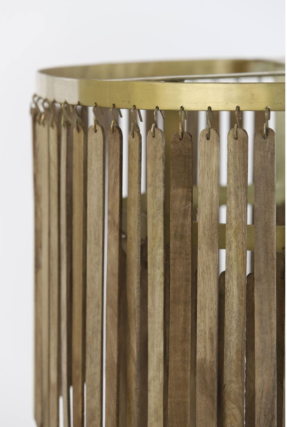 Hanglamp Gularo - Hout Bruin+brons Light & Living Hanglamp 2950564