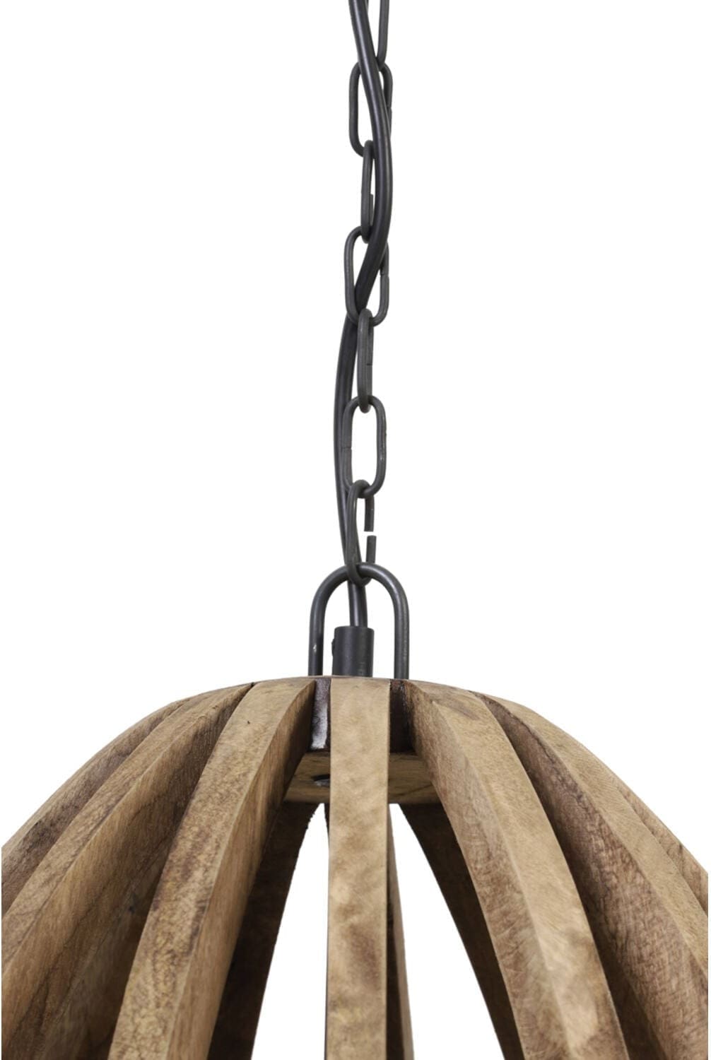 Hanglamp Haranka - Hout Donker Bruin Light & Living Hanglamp 2932784