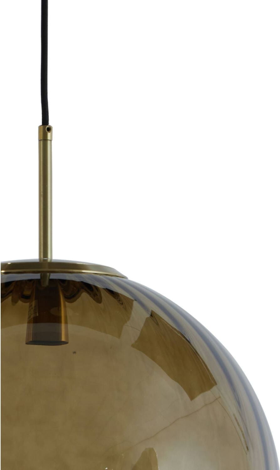 Hanglamp Magdala - Glas Bruin+goud Light & Living Hanglamp 2957382