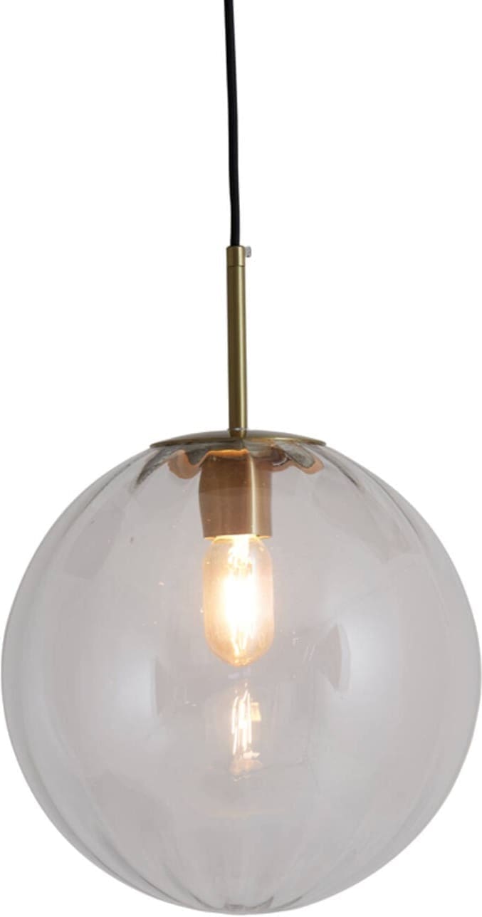 Hanglamp Magdala - Glas Helder+goud Light & Living Hanglamp 2957363
