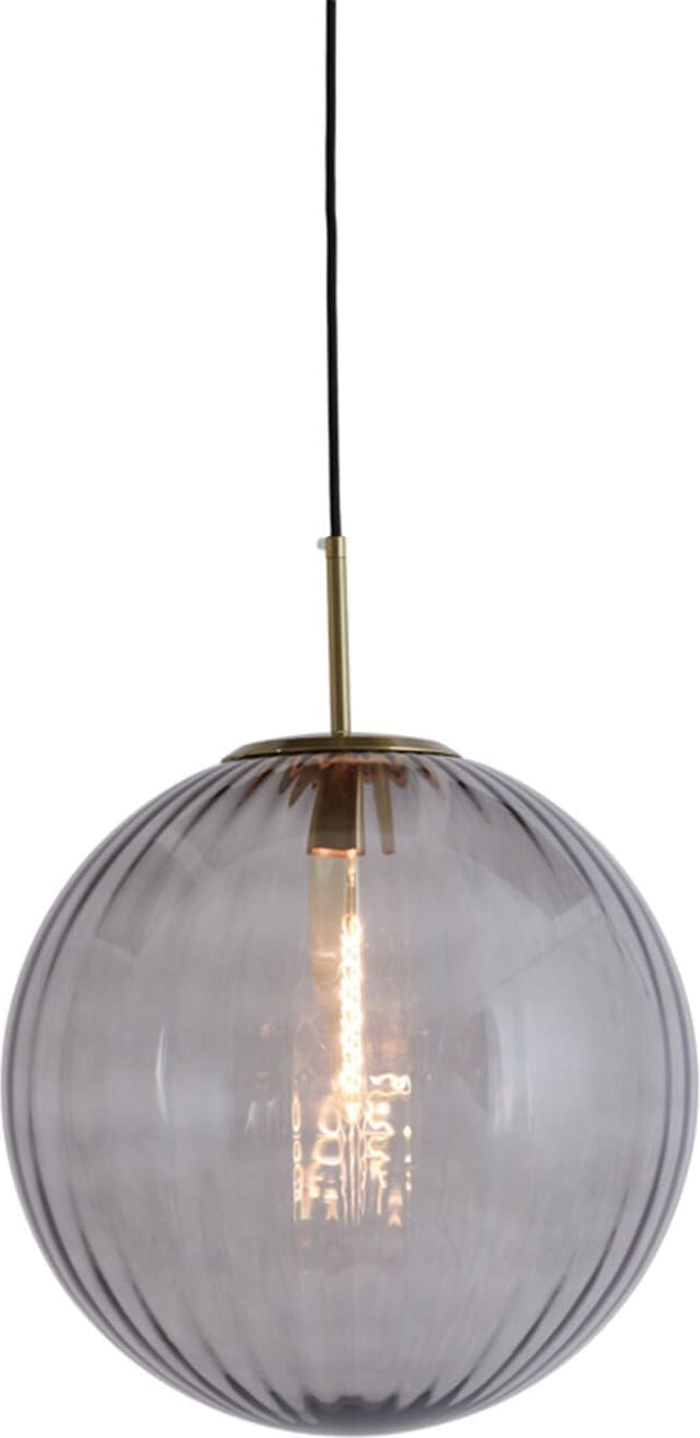 Hanglamp Magdala - Glas Licht Grijs+goud Light & Living Hanglamp 2957327