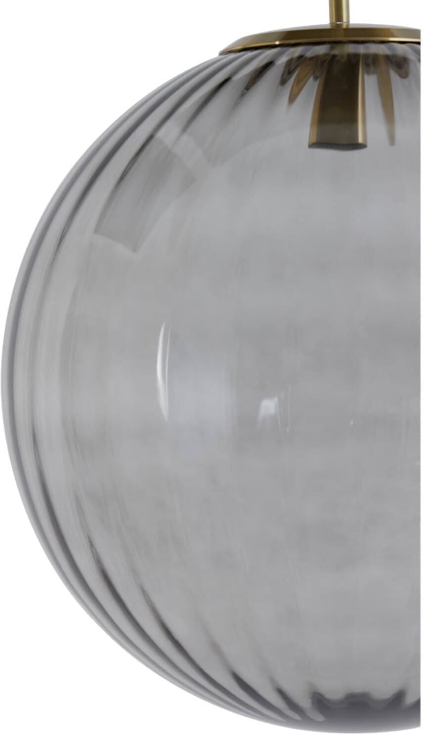 Hanglamp Magdala - Glas Licht Grijs+goud Light & Living Hanglamp 2957327
