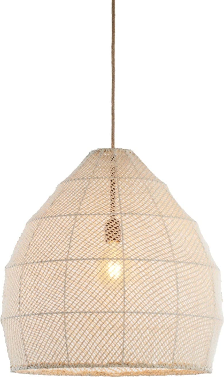 Hanglamp Makassar - Zijde Crème Light & Living Hanglamp 2979743