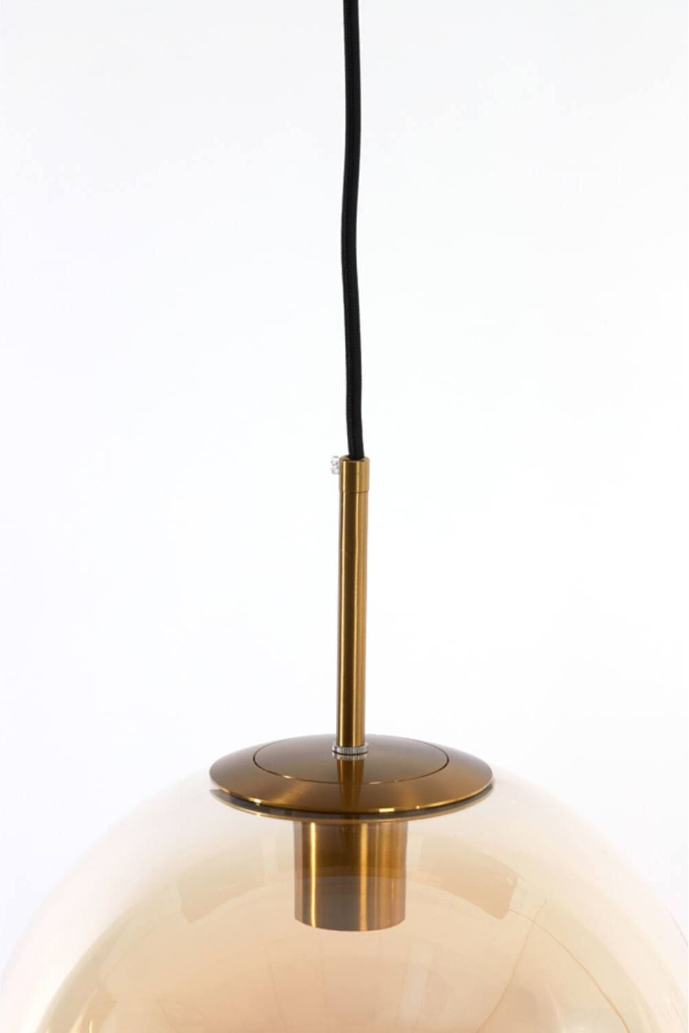 Hanglamp Medina - Glas Amber+goud Light & Living Hanglamp 2974485