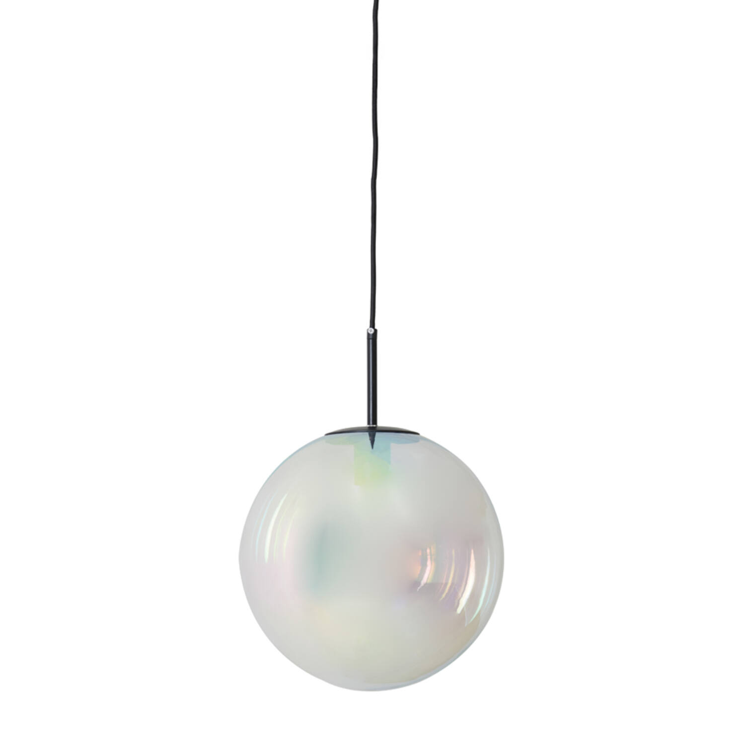 Hanglamp Medina - Glas Rainbow+zwart Light & Living Hanglamp 2957200