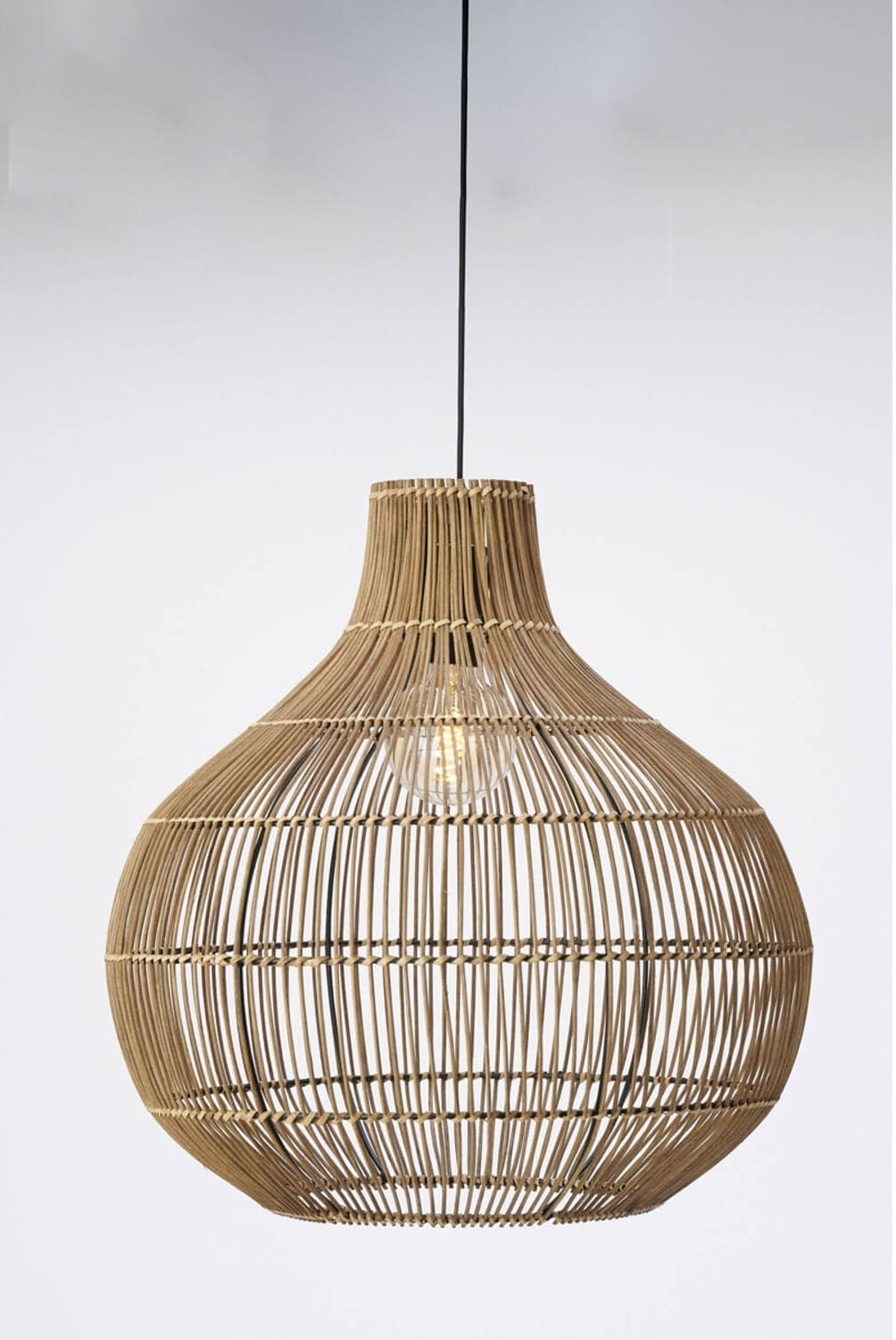 Hanglamp Pacino - Rotan Donker Bruin Light & Living Hanglamp 2950818