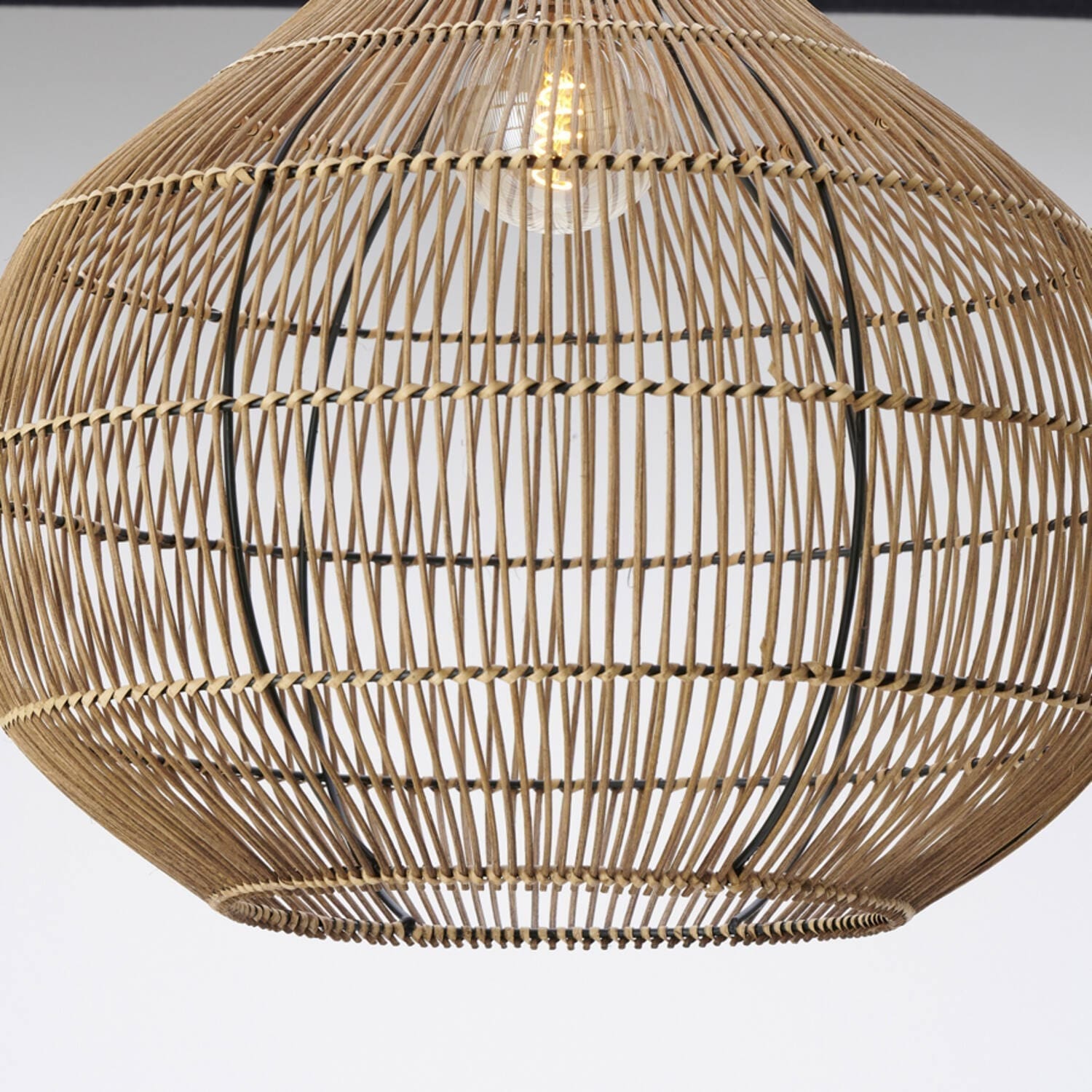 Hanglamp Pacino - Rotan Donker Bruin Light & Living Hanglamp 2950818