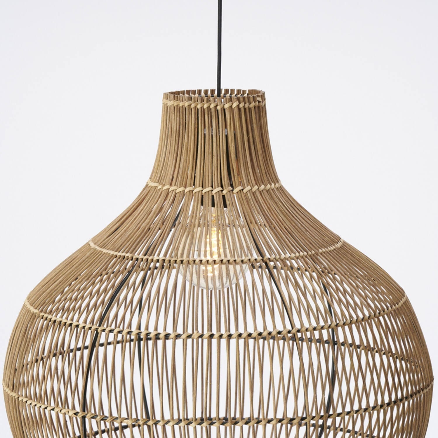 Hanglamp Pacino - Rotan Donker Bruin Light & Living Hanglamp 2950818