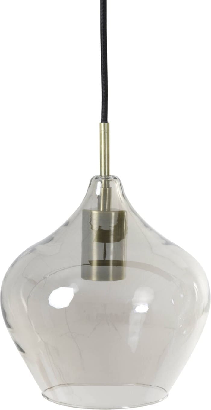 Hanglamp Rakel - Antiek Brons+smoke Light & Living Hanglamp 2937627