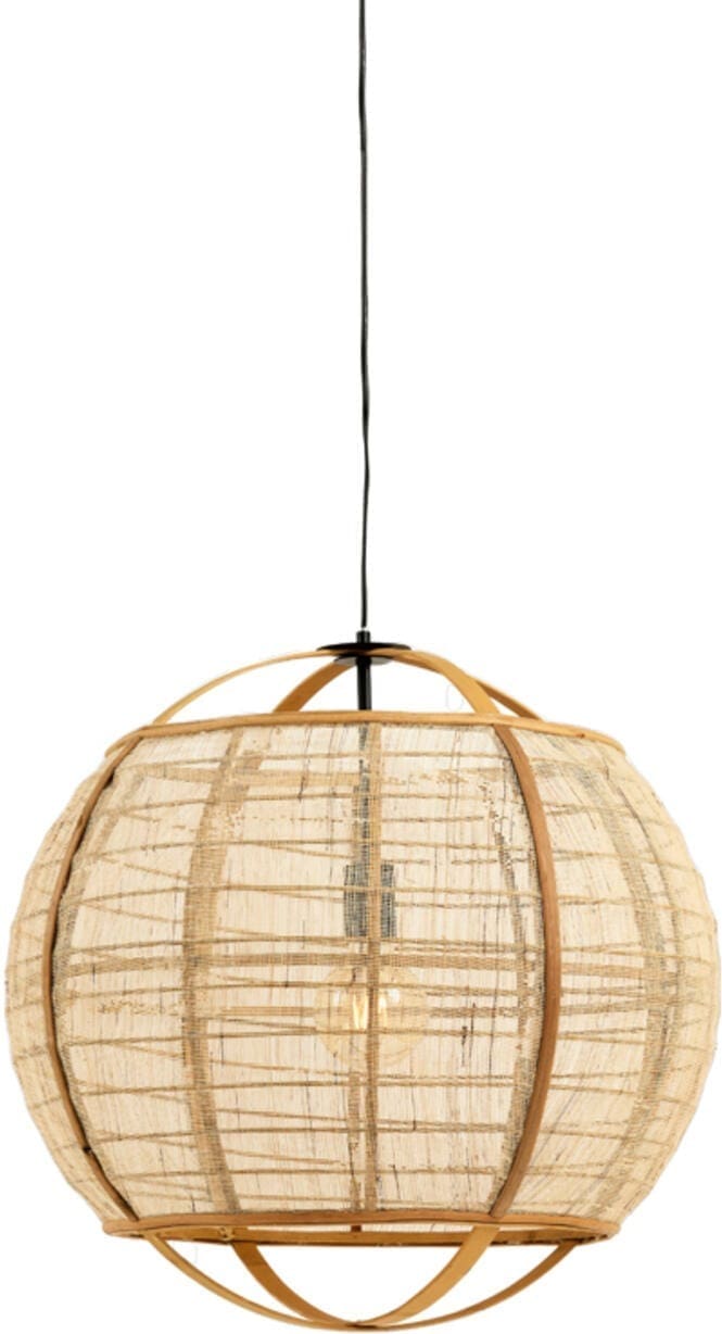 Hanglamp Reeva - Linnen Beige Light & Living Hanglamp 2972113