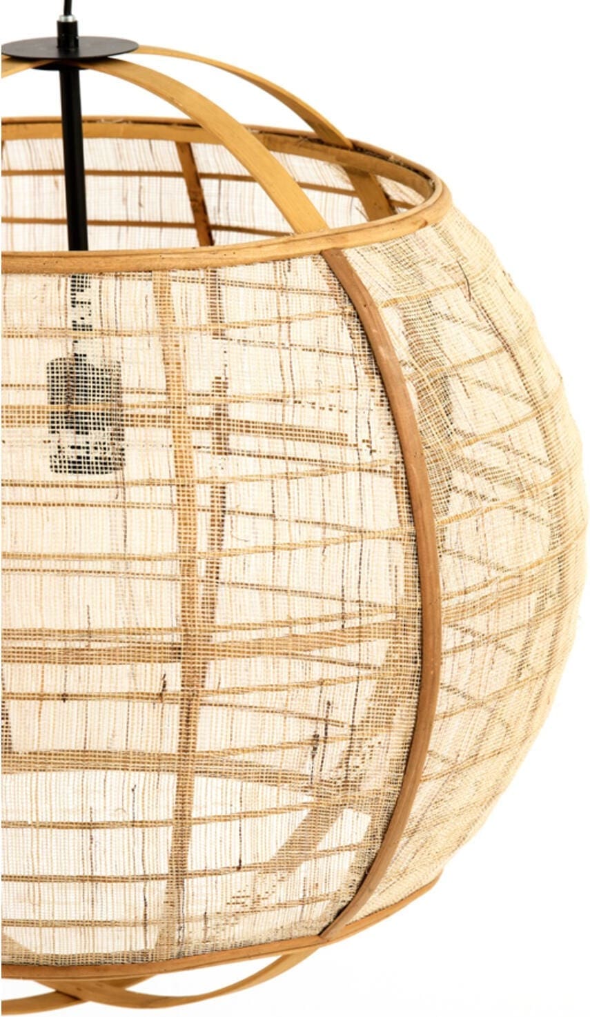 Hanglamp Reeva - Linnen Beige Light & Living Hanglamp 2972113