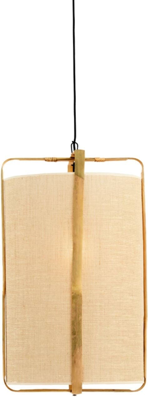 Hanglamp Sendai - Zand+bamboe Naturel Light & Living Hanglamp 2973082