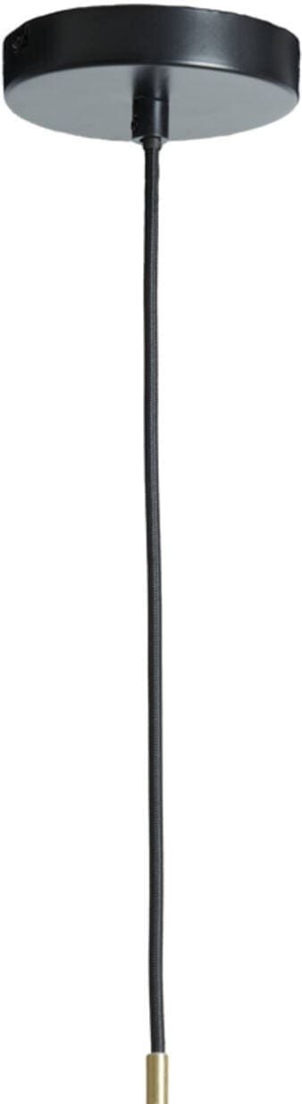 Hanglamp Solna - Antiek Brons+smoke Glas Light & Living Hanglamp 2969212