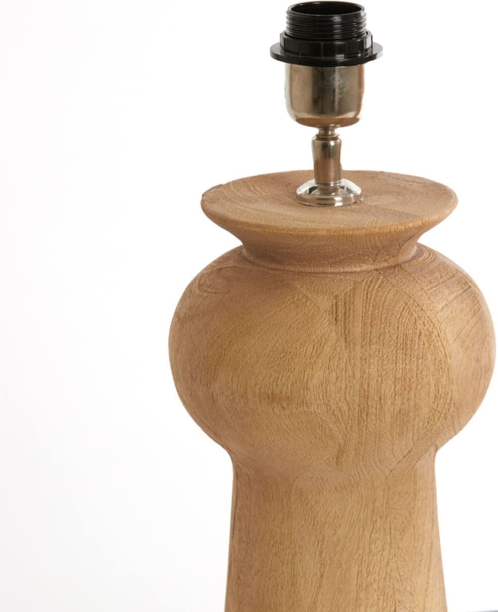 Lampvoet Baglio - Hout Mat Naturel Light & Living Lampvoet 7041282