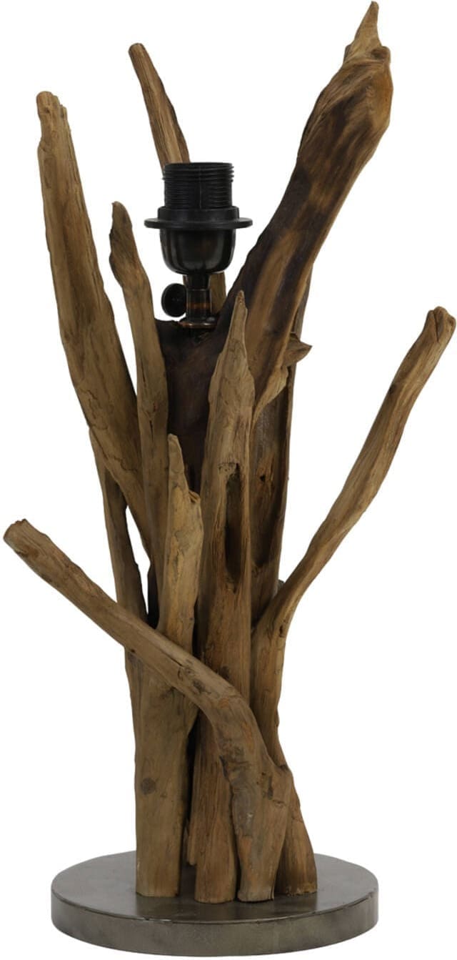Lampvoet Bluma - Naturel Bruin Light & Living Lampvoet 7035884