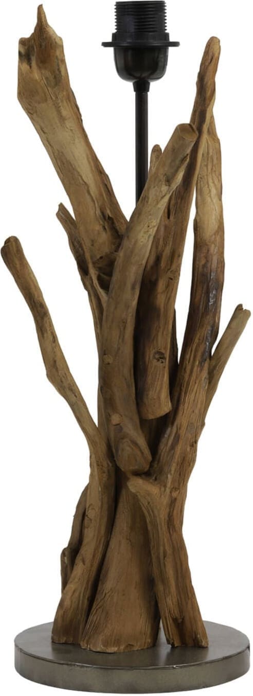Lampvoet Bluma - Naturel Bruin Light & Living Lampvoet 7035884