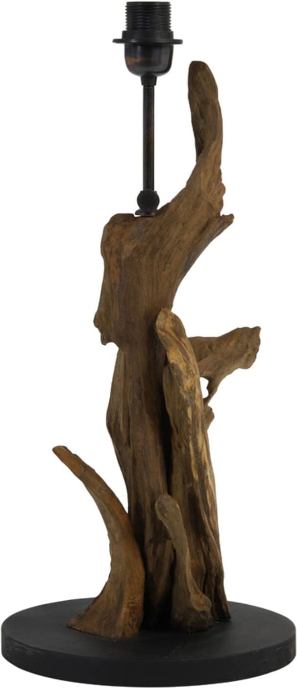 Lampvoet Ikal - Hout Naturel Bruin Light & Living Lampvoet 7036084