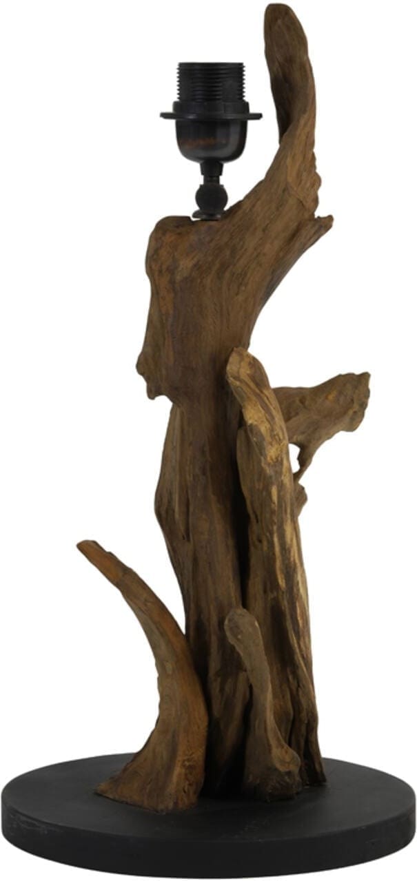 Lampvoet Ikal - Hout Naturel Bruin Light & Living Lampvoet 7036084