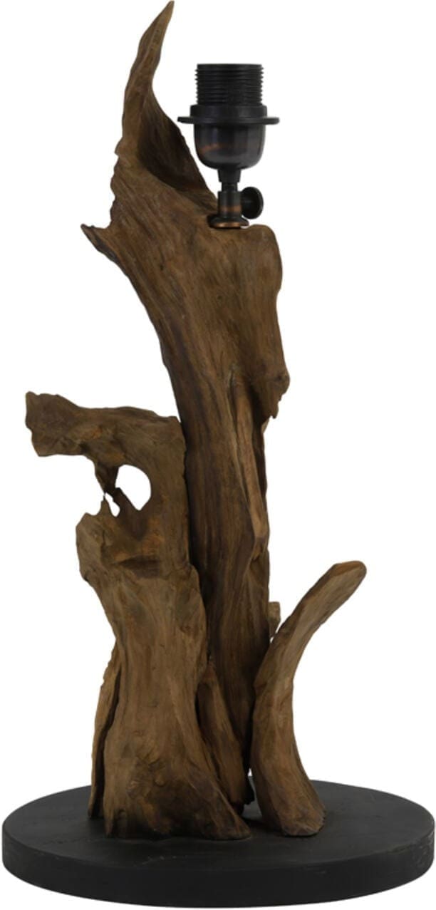 Lampvoet Ikal - Hout Naturel Bruin Light & Living Lampvoet 7036084