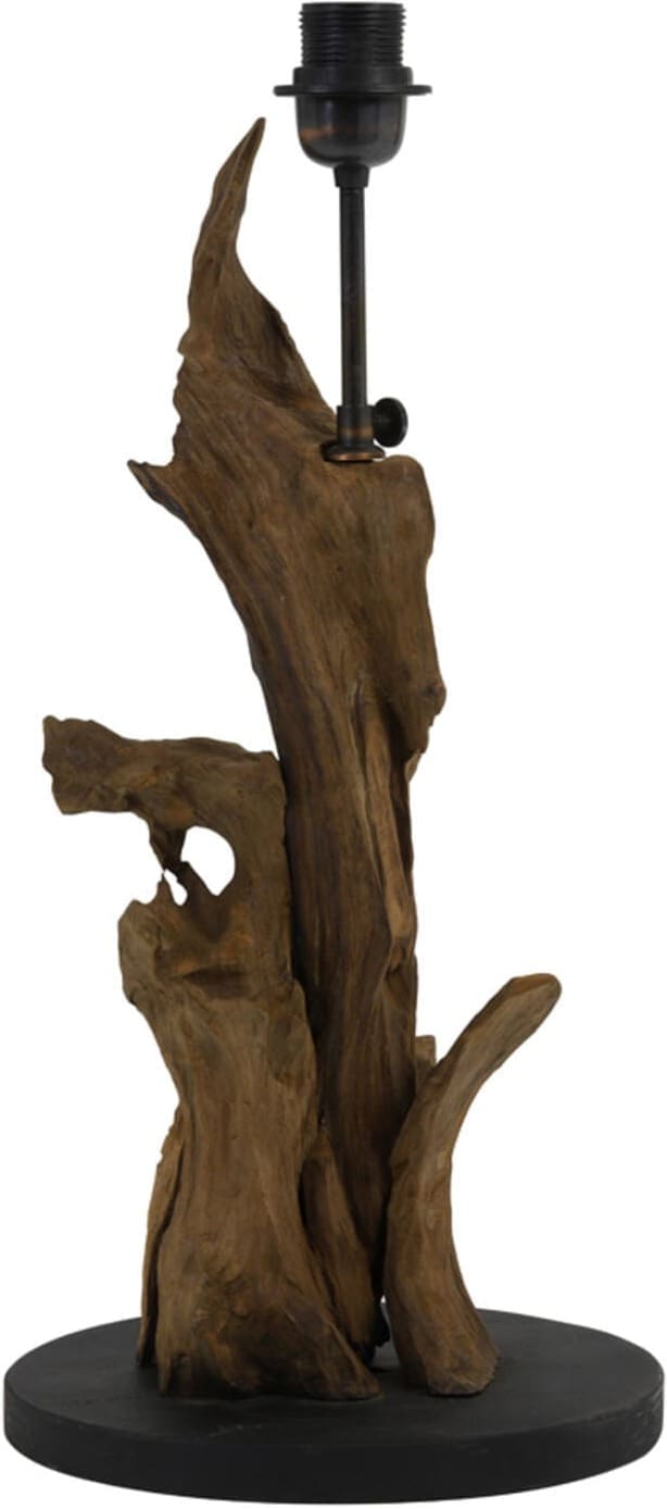 Lampvoet Ikal - Hout Naturel Bruin Light & Living Lampvoet 7036084