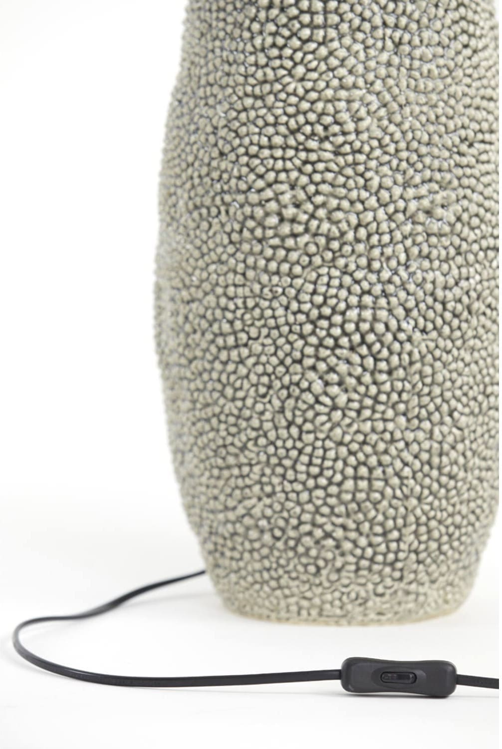 Lampvoet Kyara - Keramiek Grijs-bruin Light & Living Lampvoet 1729882