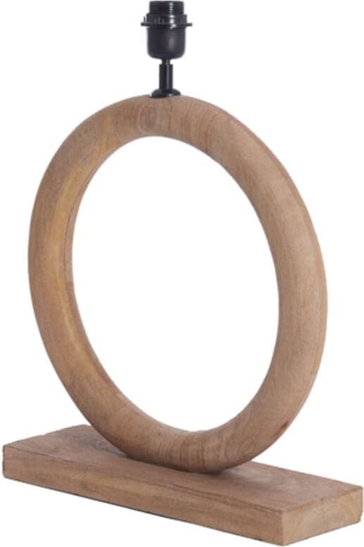 Lampvoet Nubia - Hout Mat Naturel Light & Living Lampvoet 7041482