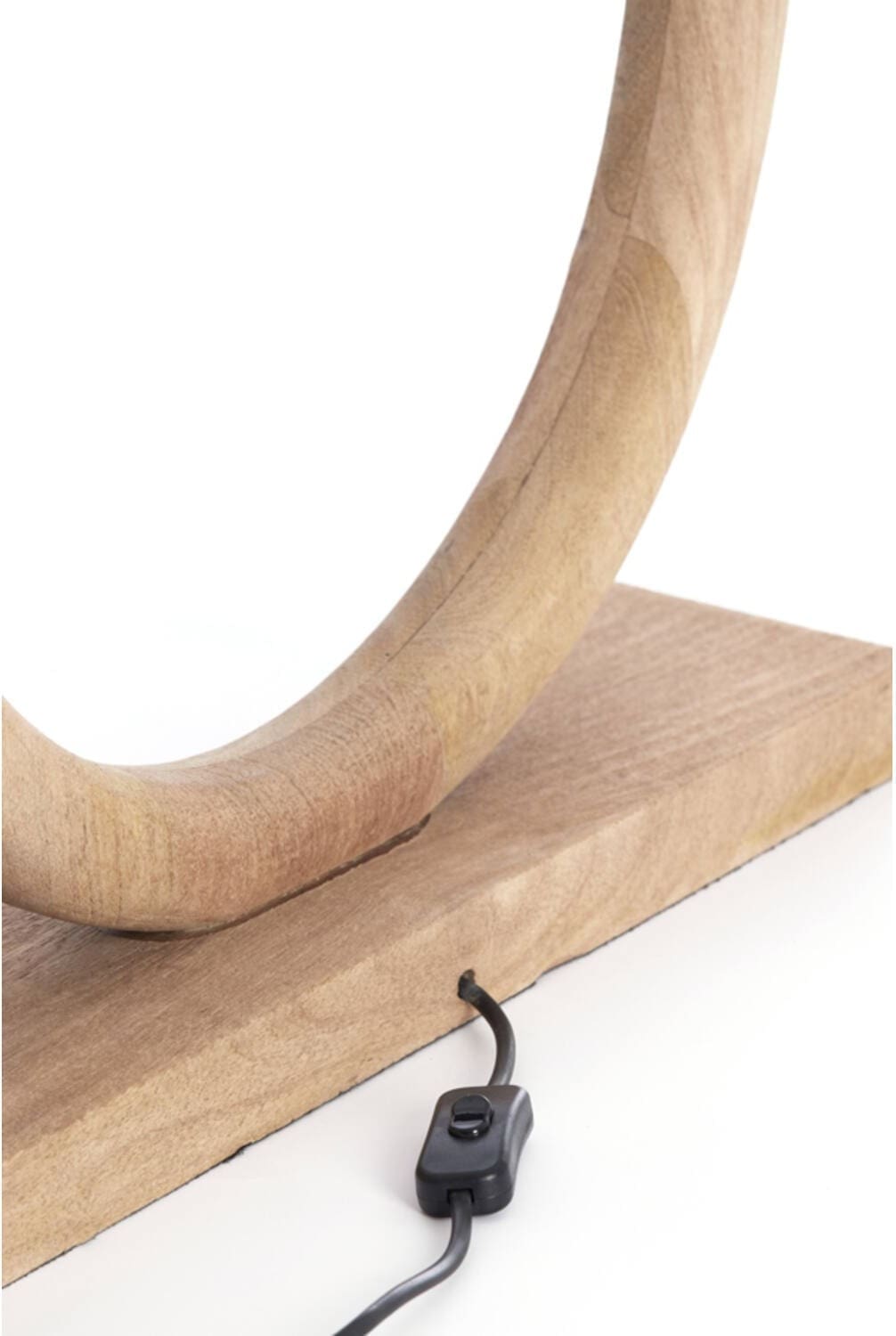 Lampvoet Nubia - Hout Mat Naturel Light & Living Lampvoet 7041482