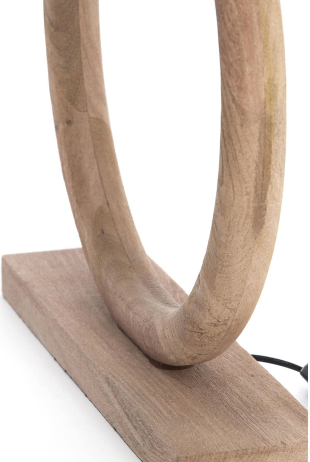 Lampvoet Nubia - Hout Mat Naturel Light & Living Lampvoet 7041582